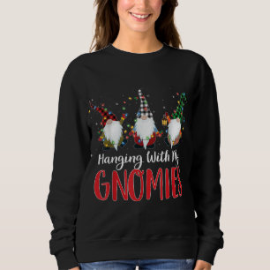 Sweatshirt Joyeux Noël pendre avec mes Gnomies Gnome