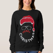 Sweatshirt Joyeux Noël, Père Noël (Devant)