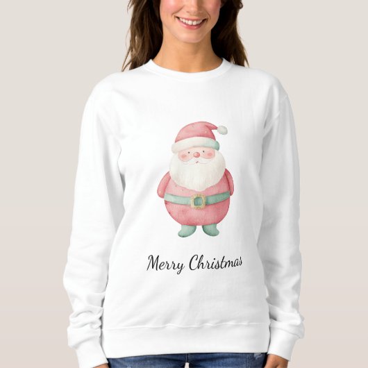Sweatshirt Joyeux Noël Père Noël (Devant)