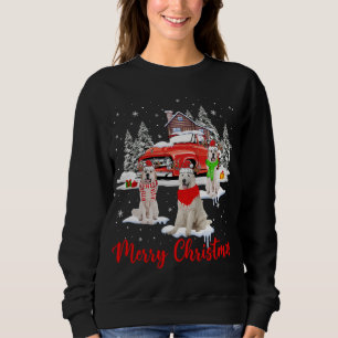 Sweatshirt Joyeux Noël Père Noël Reindeer Grands Pyrénées ave