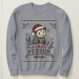 Sweatshirt Joyeux Noël Possum Drôle Opossum