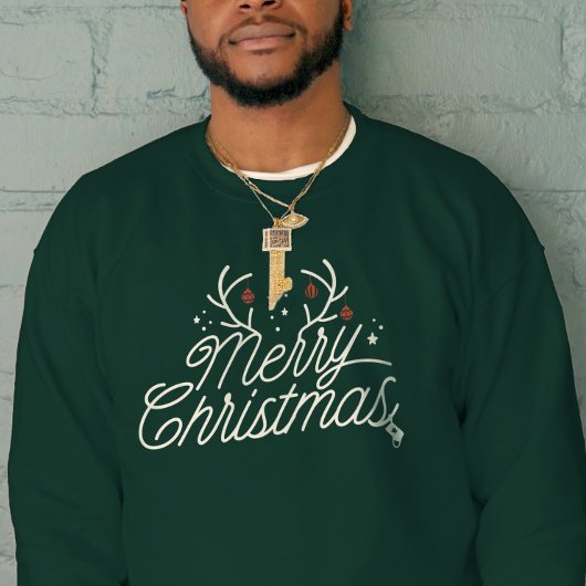 Sweatshirt Joyeux Noël Reindeer Joyeux Vacances