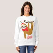 Sweatshirt Joyeux Noël Sloth | Vacances (Devant entier)
