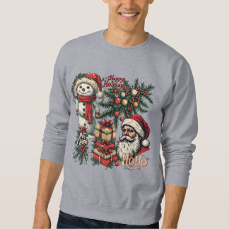 Sweatshirt Joyeux Noël sur un Gris