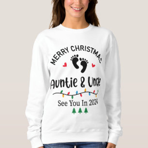 Sweatshirt Joyeux Noël Tante Et Oncle Vous Voir En 2024
