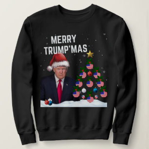 Sweatshirt Joyeux Noël TRUMP-MAS