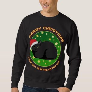 Sweatshirt Joyeux Noël Votre présent est dans la boîte à liti