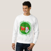 Sweatshirt Joyeux Noël Westie (Devant entier)