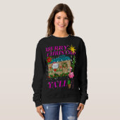 Sweatshirt Joyeux Noël Ya'll Southerners (Devant entier)