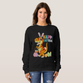 Sweatshirt Joyeux Pâques de Pâques (Devant entier)