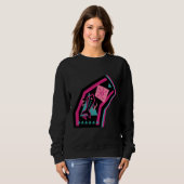 Sweatshirt Joyeux poisson bondissant (Devant entier)