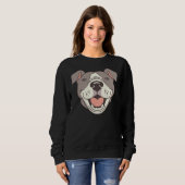 Sweatshirt Joyeux Pots De Bulles Sur Rouge (Devant entier)