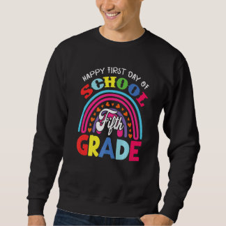 Sweatshirt Joyeux premier jour d'école  Enseignants de cinqui