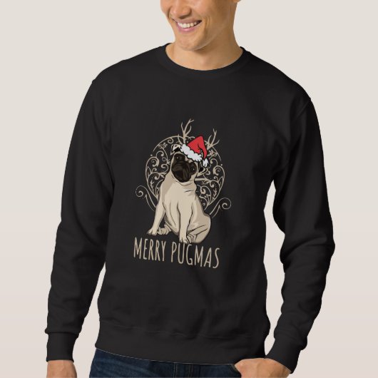 Sweatshirt Joyeux Pugmas (Devant)