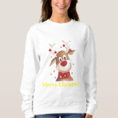 Sweatshirt Joyeux pull de Noël (Devant)