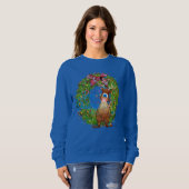 Sweatshirt joyeux rennes de noël (Devant entier)