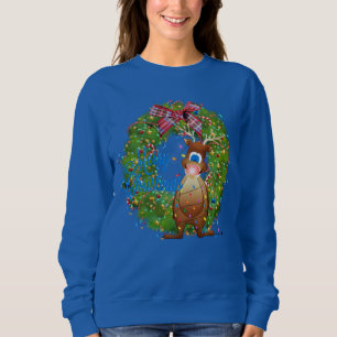 Sweatshirt joyeux rennes de noël