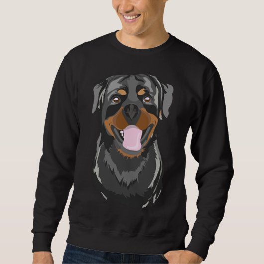 Sweatshirt Joyeux Rottweiler (Devant)