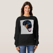 Sweatshirt Joyeux Rottweiler 35 (Devant entier)
