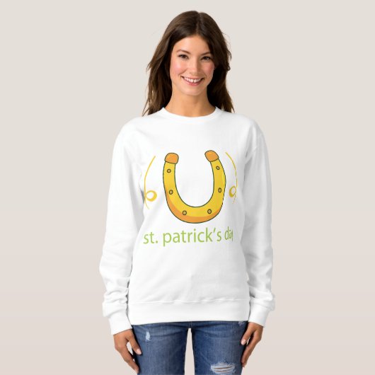 Sweatshirt Joyeux saint patrick ! (Devant entier)