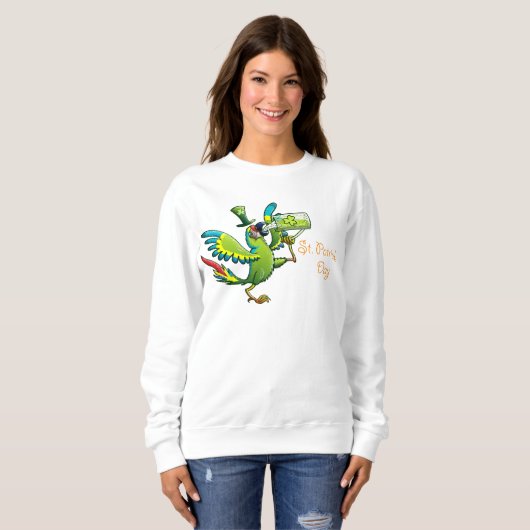 Sweatshirt Joyeux saint patrick ! (Devant entier)