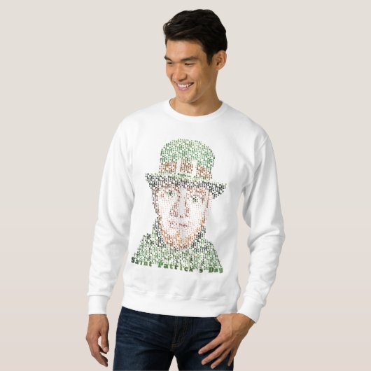 Sweatshirt Joyeux saint patrick ! (Devant entier)