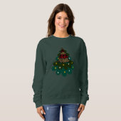 Sweatshirt Joyeux sapin de Noël (Devant entier)