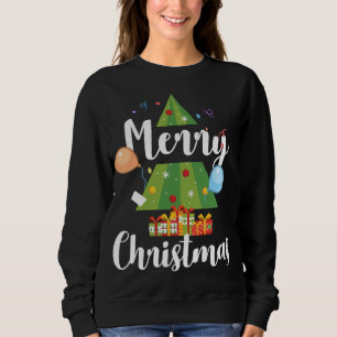 Sweatshirt Joyeux sapin de Noël drôle arbre de Noël