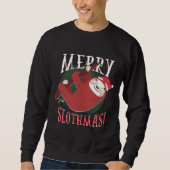 Sweatshirt Joyeux Slothmas 95 (Devant)