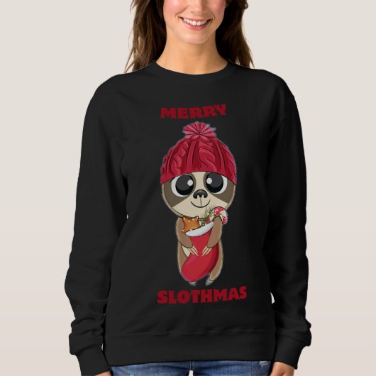 Sweatshirt Joyeux Slothmas Long (Devant)