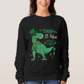 Sweatshirt Joyeux St Pat T Rex Saint Patrick's Day Dinosaur B (Devant)
