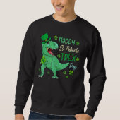 Sweatshirt Joyeux St Pat T Rex Saint Patrick's Day Dinosaur B (Devant)
