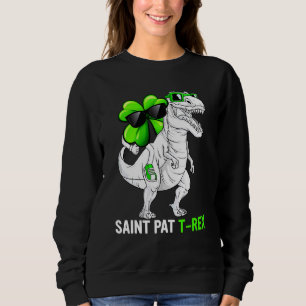 Sweatshirt Joyeux St Pat T Rex Saint Patrick's Day Dinosaur B