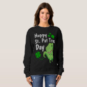 Sweatshirt Joyeux St Pat Trex Day Dinosaur St Patrick S Day 1 (Devant entier)