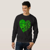 Sweatshirt Joyeux St Patrick S Day Funny Saint Patrick Irish  (Devant entier)