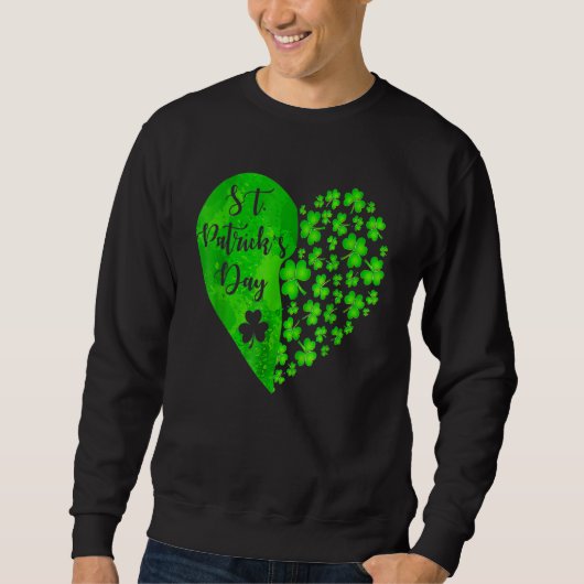 Sweatshirt Joyeux St Patrick S Day Funny Saint Patrick Irish  (Devant)