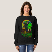 Sweatshirt Joyeux St Patrick S Day Shamrock Graphisme Hommes  (Devant entier)