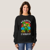 Sweatshirt Joyeux St Patrick's Day Leprechaun Pop It Rainbow  (Devant entier)