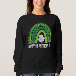 Sweatshirt Joyeux St Patrick's Day Rainbow Irish Shamrock Lep