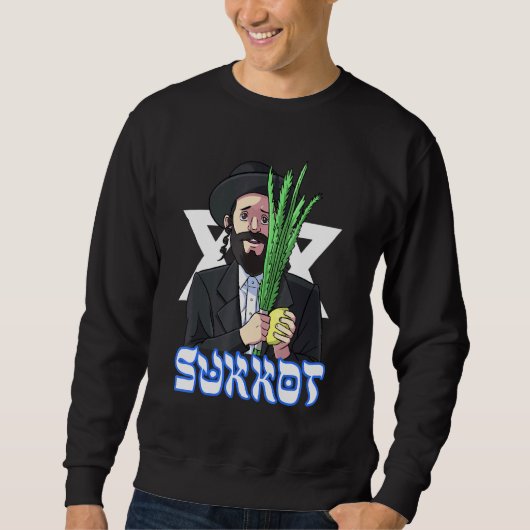 Sweatshirt Joyeux Sukkot Day Jewish Festival (Devant)