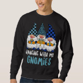 Sweatshirt Joyeux Tchanoukah Hanoukka juif, Gnome (Devant)