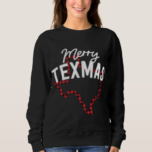 Sweatshirt Joyeux Texmas Southern Texas Christmas State Buffl