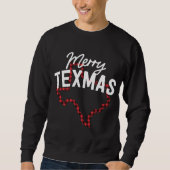 Sweatshirt Joyeux Texmas Southern Texas Christmas State Buffl (Devant)