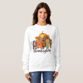 Sweatshirt Joyeux Thanksgiving  (Devant entier)