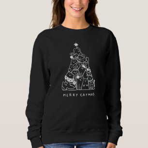 Sweatshirt Joyeux Woofmas Funny Chiens Noël Arbre de Noël Joy