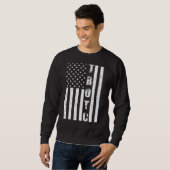 Sweatshirt Jrotc Us Junior Rotc Distressed Cool américain (Devant entier)