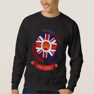 Sweatshirt Jubilé de la reine en platine 1952 2022 1
