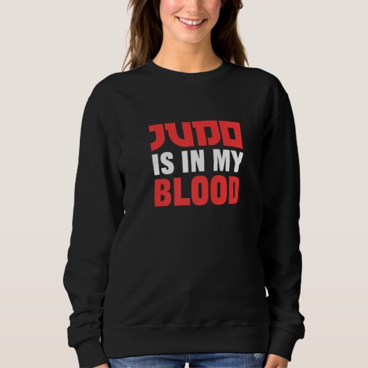 Sweatshirt Judo My Blood Athletic Trainer (Devant)