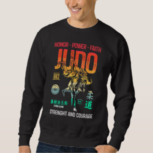 Sweatshirt Judo Retro Tee Japonais Martial Art Lutte Judo