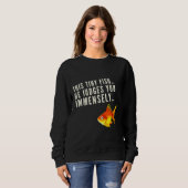 Sweatshirt Jugement du poisson (Devant entier)